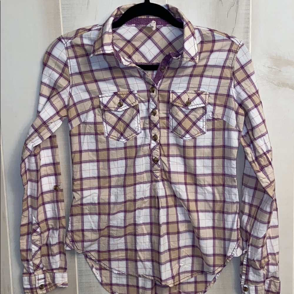 Girl Krazy by Krazy Kat button down shirt small